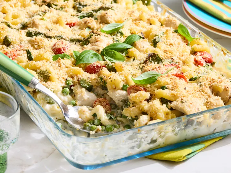 Classic Chicken Primavera Pasta Bake